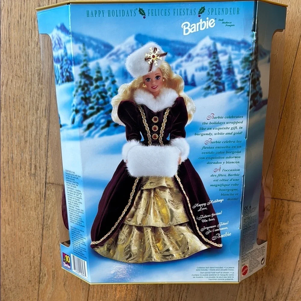 1996 Holiday Barbie, new in box